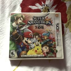 Super Smash Bros for Nintendo 3DS (Complete with Case, Great Condition)