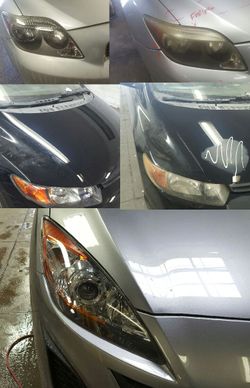 Headlight cleaning