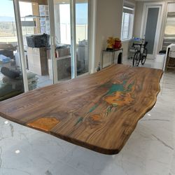 Epoxy Table Dining 