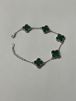 925 Silver Plated Van Cleef Styled Bracelet