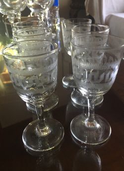 Vintage 6 desert wine Crystal