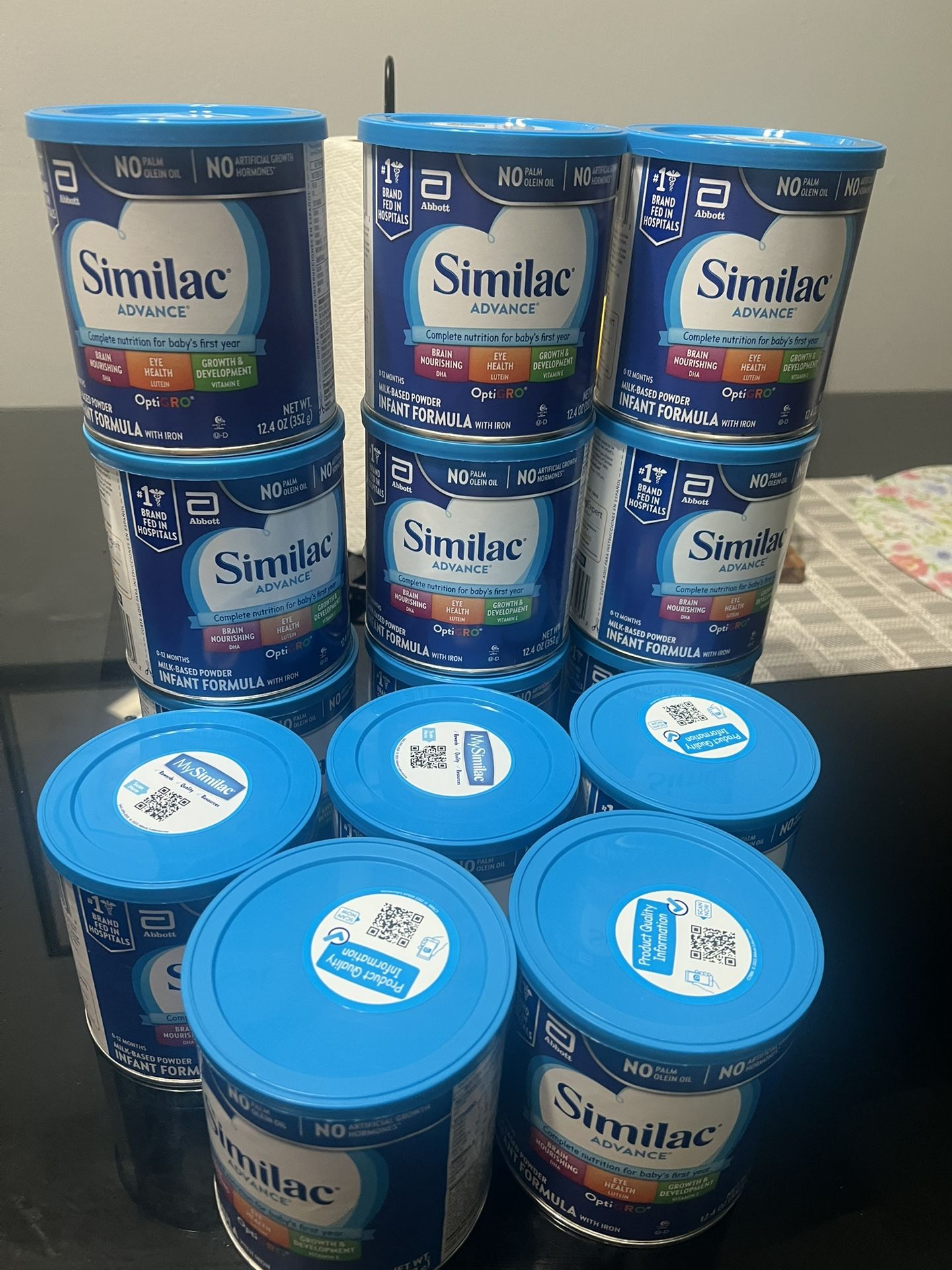Similac Blue cans