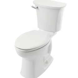American Standard Edgemere 1.28 GPF Two-Piece Elongated Comfort Height Toilet with Left Hand Tank Lever
