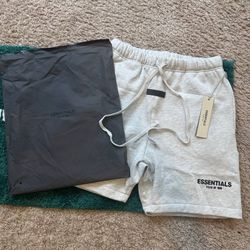 Gray  Essential Shorts