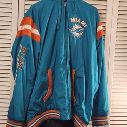 Miami Dolphins Reversible Hoodie Jacket 3xl