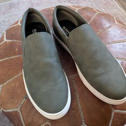 Alfani leather slip on shoes Men size 11