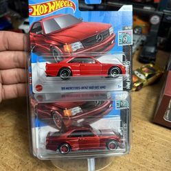 Hot Wheels STH Mercedes Short Card 