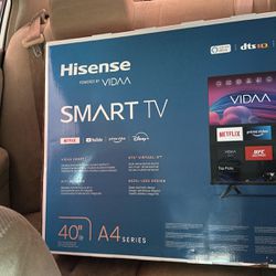 40’ Hisense TV smart
