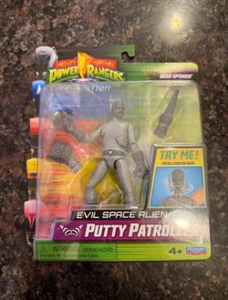 MIGHTY MORPHIN POWER RANGERS FIGURINE PUTTY PATROLLER ACTION FIGURE EVIL SPACE ALIEN NEW