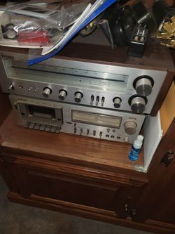 Oldie But Goodie! Stereo And Cassette Deck.