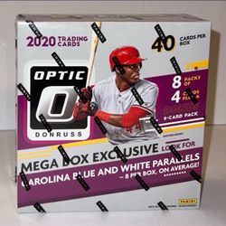 2020 Panini Donruss Optic Baseball Mega Box Brand New & Factory Sealed MLB Cards 1 Autograph Per Box