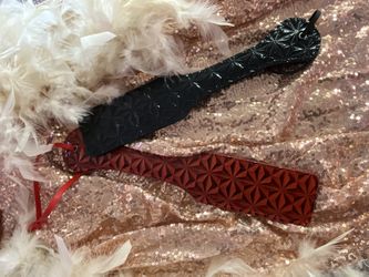 Red Paddles And Whips