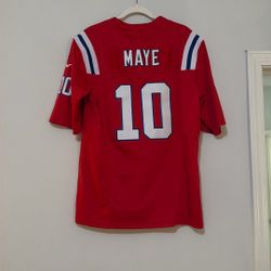 Drake Maye Pats Throwback Jersey