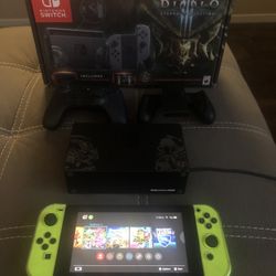 Nintendo Switch Diablo Edition w/ 10 Games