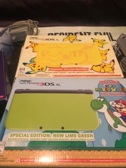Nintendo 3Ds like new pikachu edition