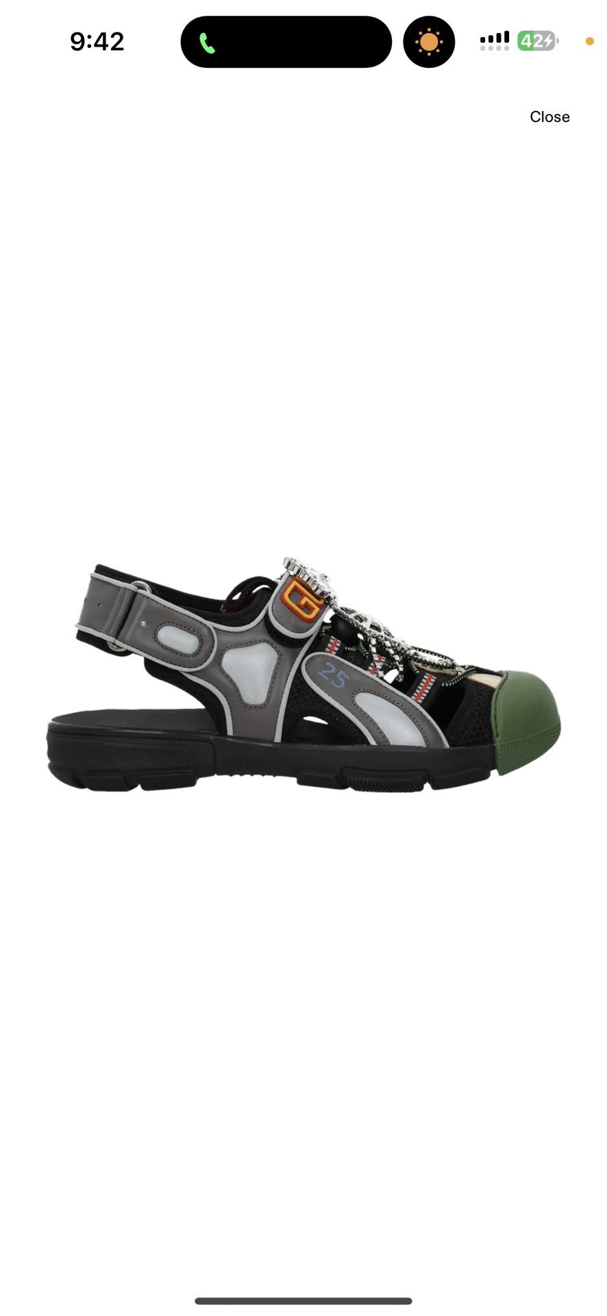 Gucci Tinsel Sandals