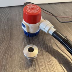 Rule bilge pump and livewell fitting
