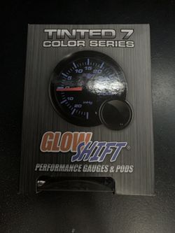 Glow shift volt gauge