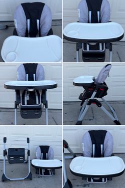 Baby high chair $38 pick up only bonanza and lamb