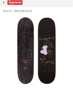 2026 supreme Paris Hilton skateboard