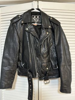 Leather Jacket Unit Size 40 Unisex Men Women