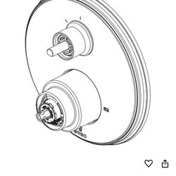  Brizo Invari®: Pressure Balance Valve With Integrated 3-Function Diverter Trim - Less Handles - T75P576-PNLHP