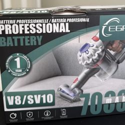 EGR Upgraded 7000mAh V8 Battery Replacement Compatible with Dyson V8 Animal Battery Replacement V8 Absolute V8 Motorhead V8 Fluffy SV10 Carbon Fiber V