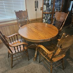 Dining room table oak