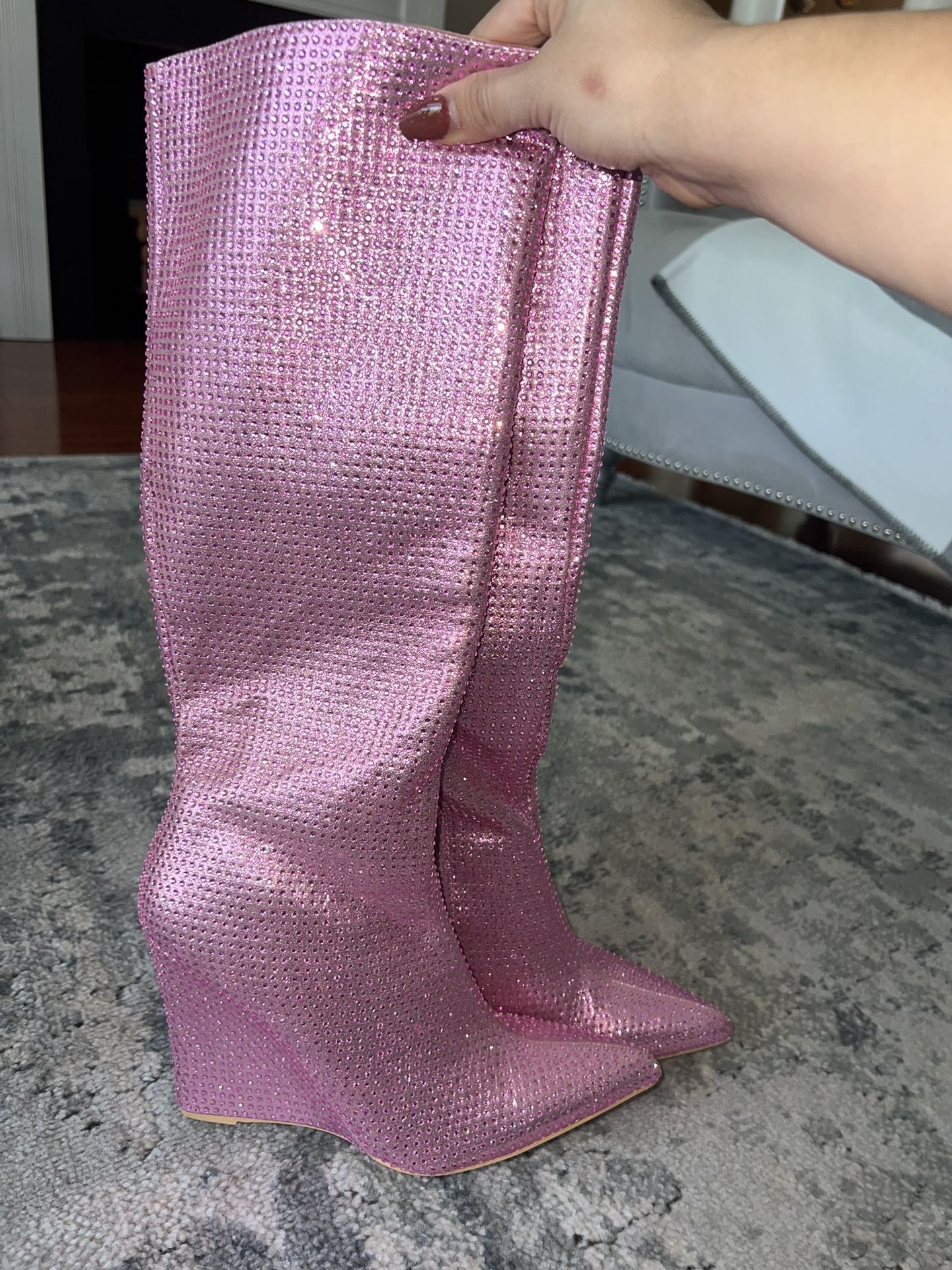 New Pink Boots
