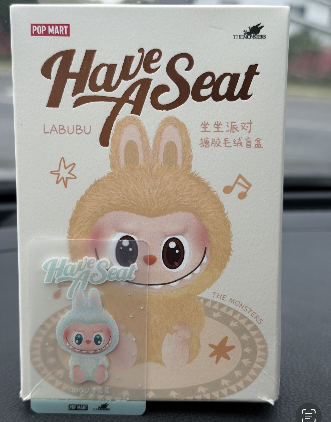 QuQu Have A Seat Authentic Labubu