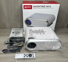 GPX PJ712W Showtime Max 1080p Bluetooth Projector W/ Remote  (A1D031383)