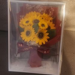Sunflower Artificial bouquet With Light