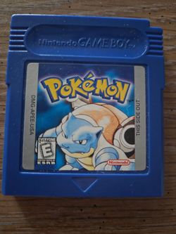 Authentic pokemon blue version