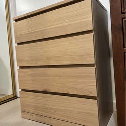 Top glass IKEA Sturdy Dresser 4 Deep Large Drawers Cajonera BRAND NEW CONDITION