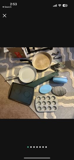 Kitchen Pans Bundle + Moving Starter Kit Grater Muffin Baking Sheets Stopper $15 OBO