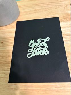 'Good Luck' Decorative Die Cut