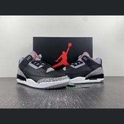 Air Jordan’s 3 Black cement