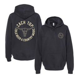 Brand New Unisex Zach Top Black Cold Beer Hoodie Size Large