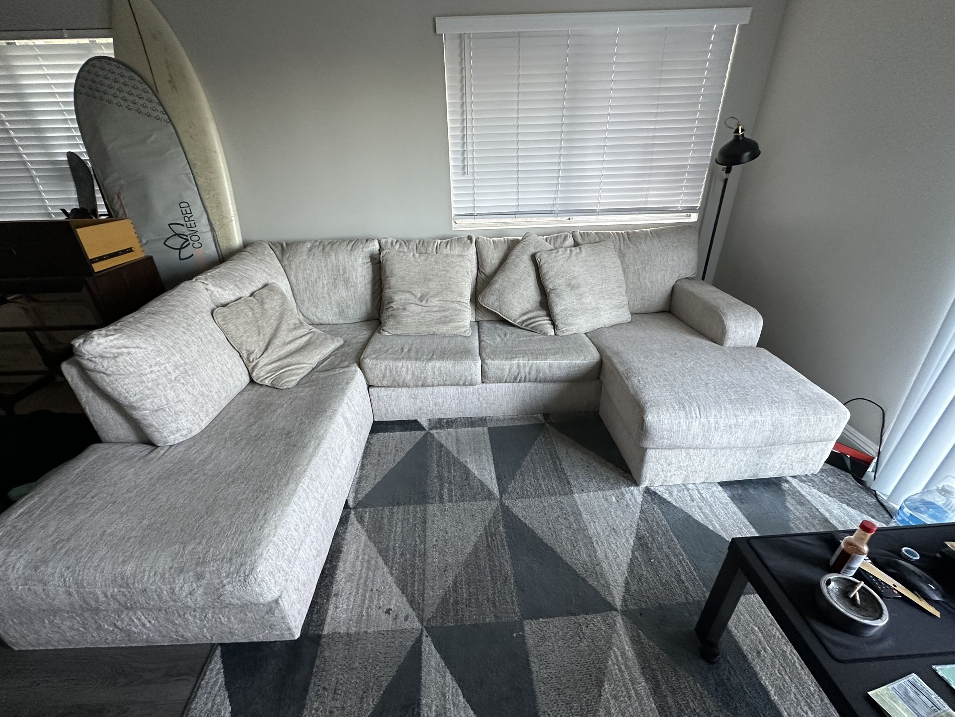 Living Spaces Sectional Couch