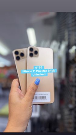 Unlocked - iPhone 11 Pro Max 64 GB and clean imei