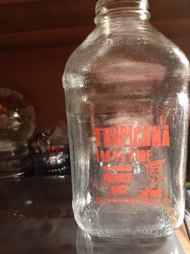Vintage Tropicana juice jar