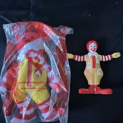 Ronald McDonald Figure 1995 & 25 Years Of Smiles McDonald’s Beanie Baby Bear 