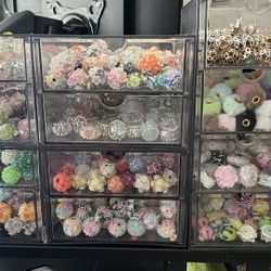 Fancy Beads w/ Acrylic Organizer
