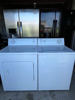 Washer and electric dryer