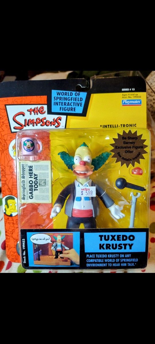 Simpsons Sealed Vintage Action Figure