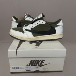 Travis Jordan 1 Low Reverse Olive 🫒 