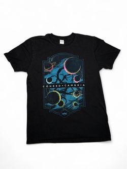 Coheed and Cambria Y2K Band Tee Band Merch Heavy Metal Rock Emo Grunge T-Shirt Prog  Space Planets Dragonfly - Size Large
