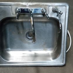 Stainless Sink With Faucet