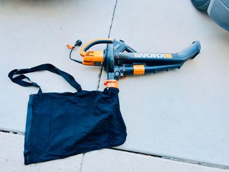 WORX Electric Leaf Blower Vacuum with Bag