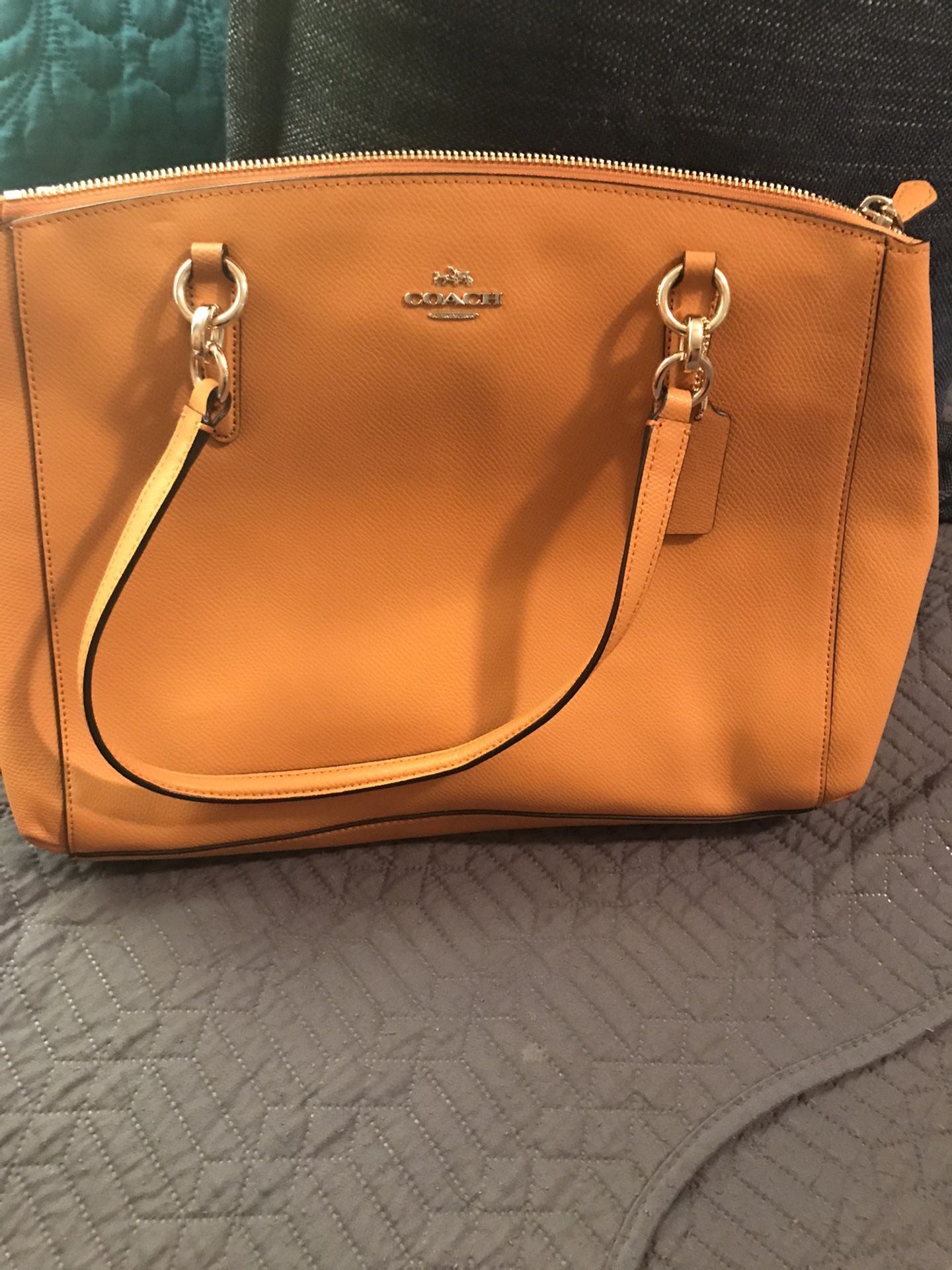 Coach Purse Gold Never Used